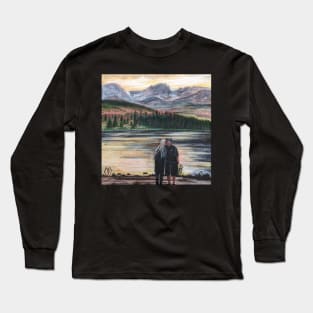 Love at the Lake in the Mountains Long Sleeve T-Shirt